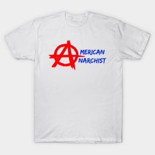 American Anarchist Protester T-Shirt